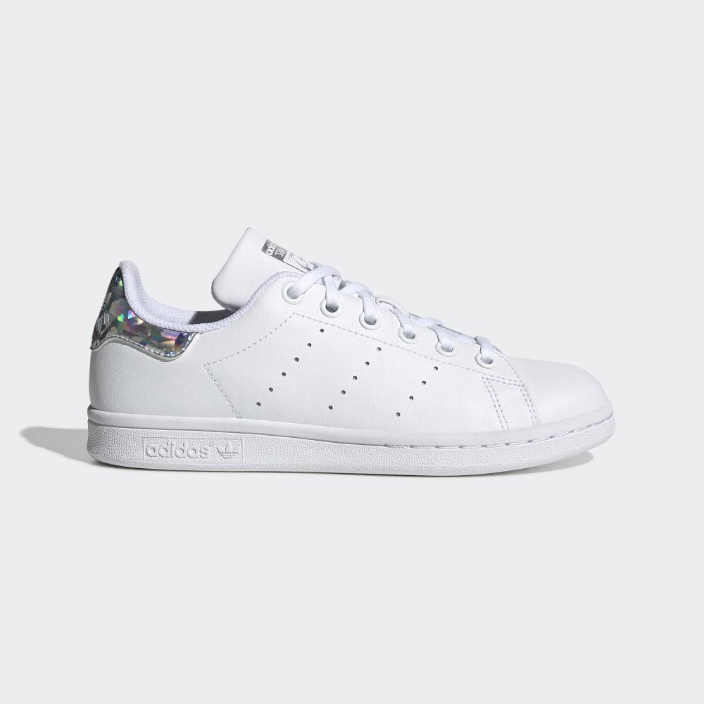 Adidas Boys' Stan Smith Originals Shoes White/Black Ireland EE8483